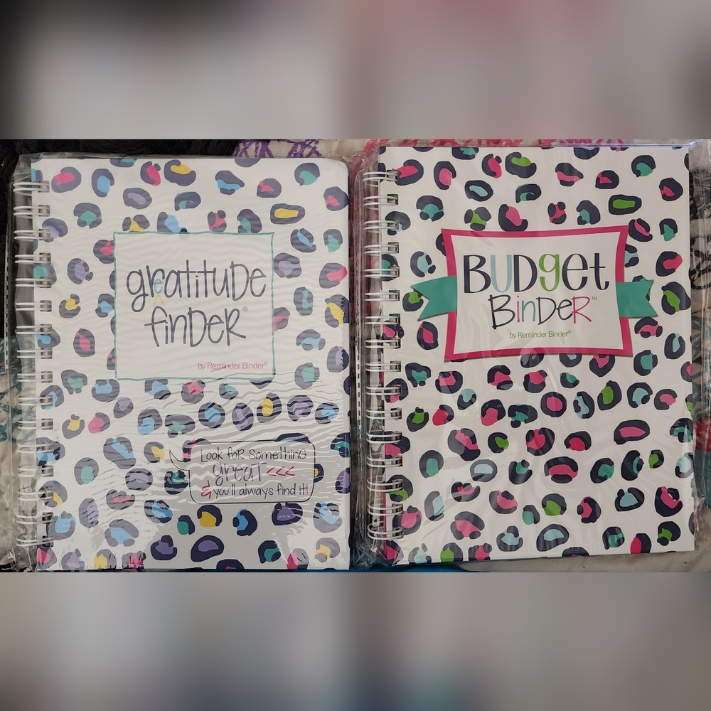 Gratitude and Budget Binders - Colorful Leopard Print
